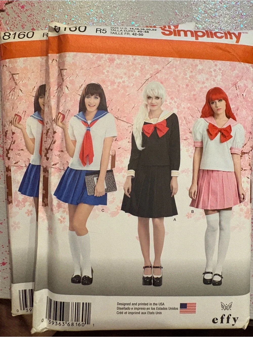 BN UNCUT SIMPLICITY 8160 R5 PLUS SIZE SEWING PATTERNS COSTUMES